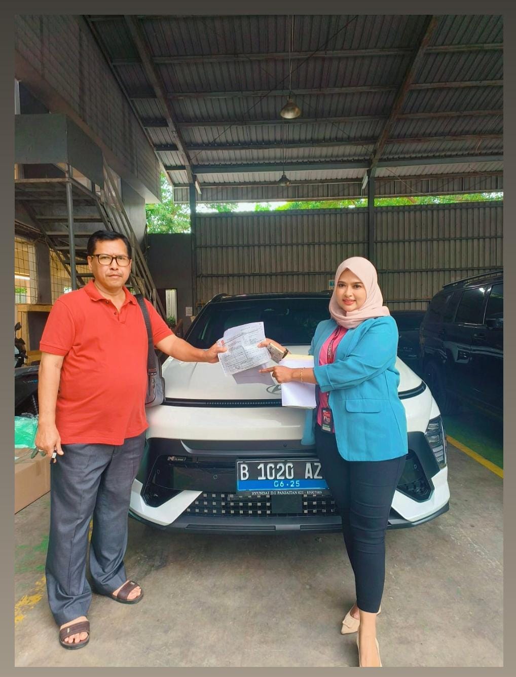 Serah terima Hyundai Kona Electrik